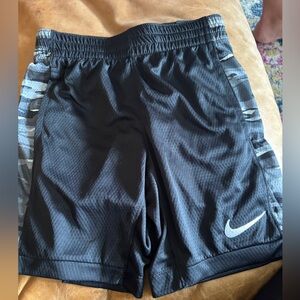 Nike Black Performance Shorts and Blue Performance Shorts With Elastic Waistband